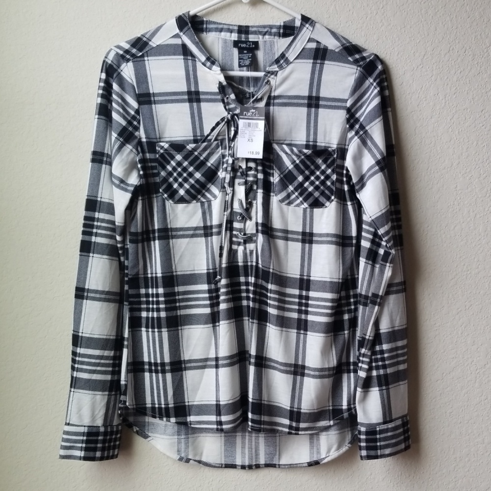 RUE21 Plaid Shirt